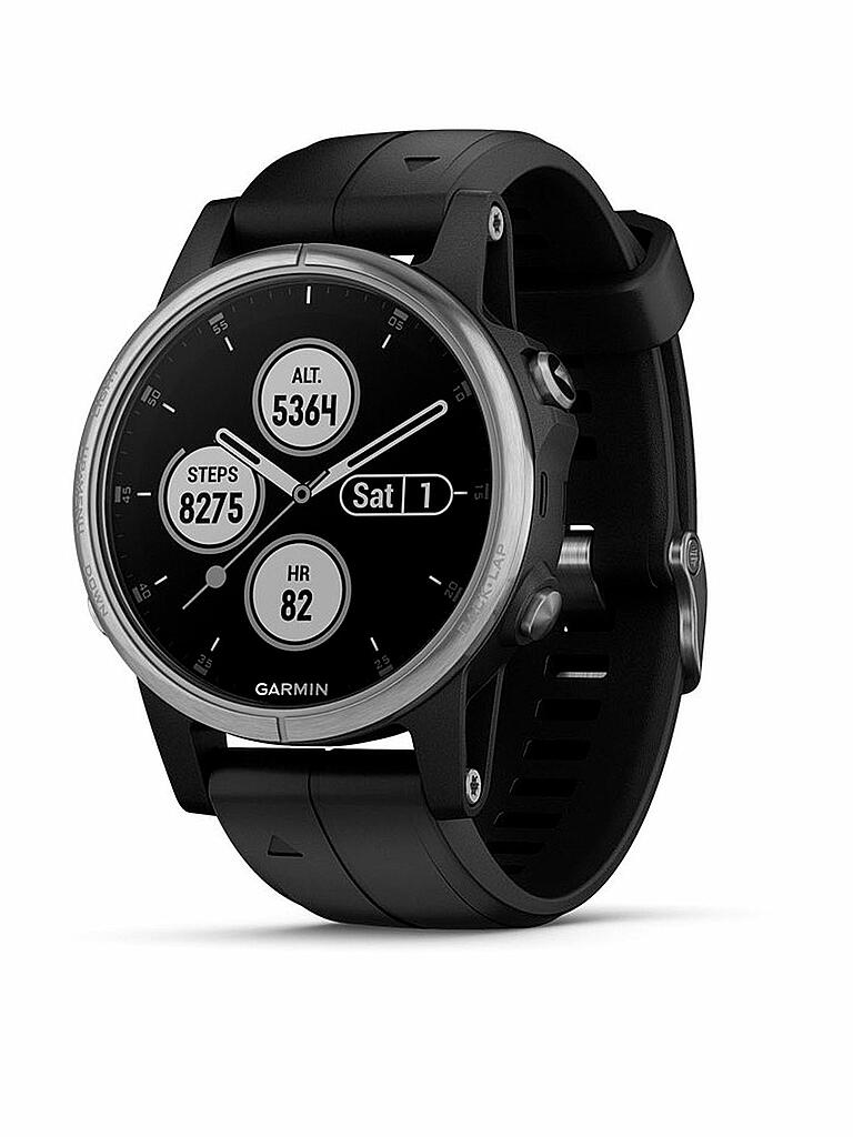 GARMIN | GPS-Sportuhr Fenix 5S Plus | schwarz