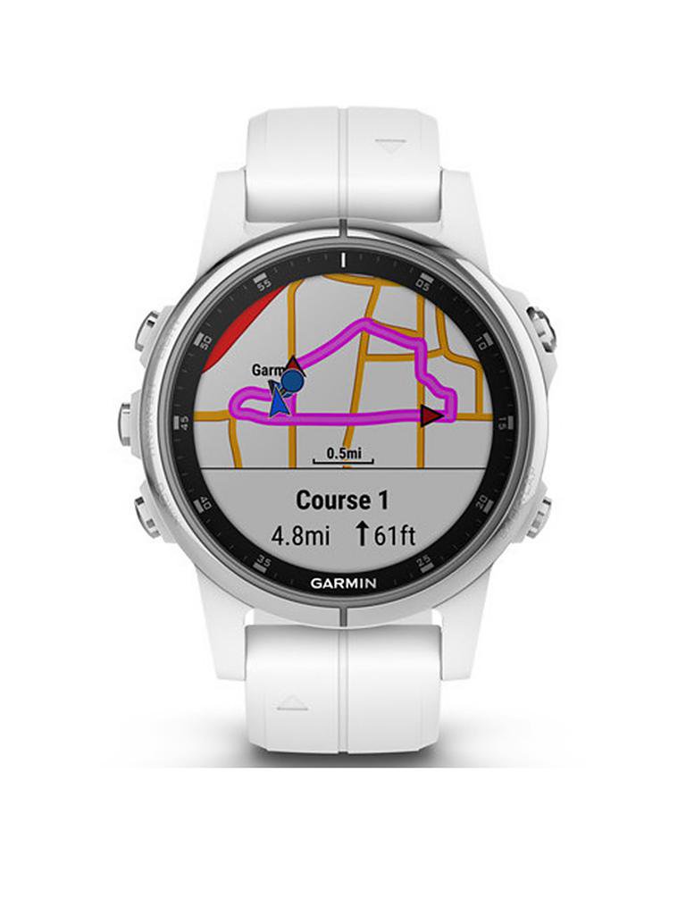 GARMIN | GPS-Sportuhr Fenix 5S Plus | weiß