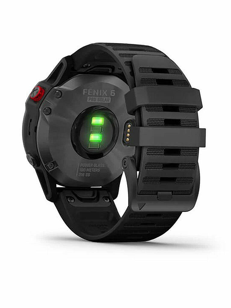 GARMIN | GPS-Sportuhr Fenix 6 – Pro Solar Edition | schwarz