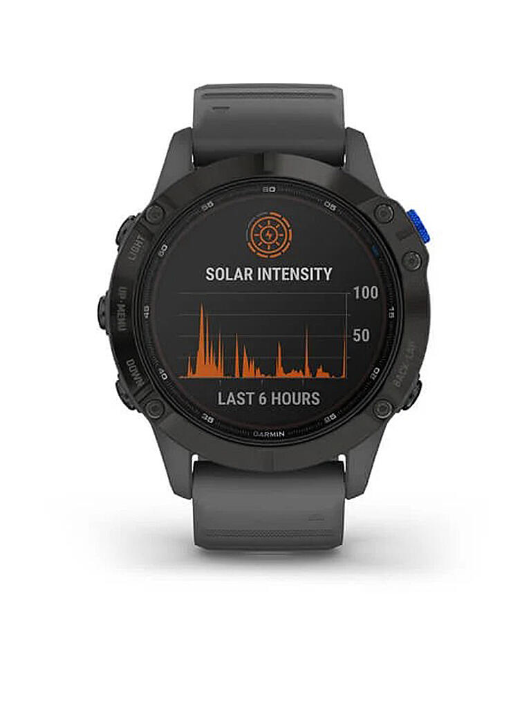 GARMIN | GPS-Sportuhr Fenix 6 – Pro Solar Edition | schwarz