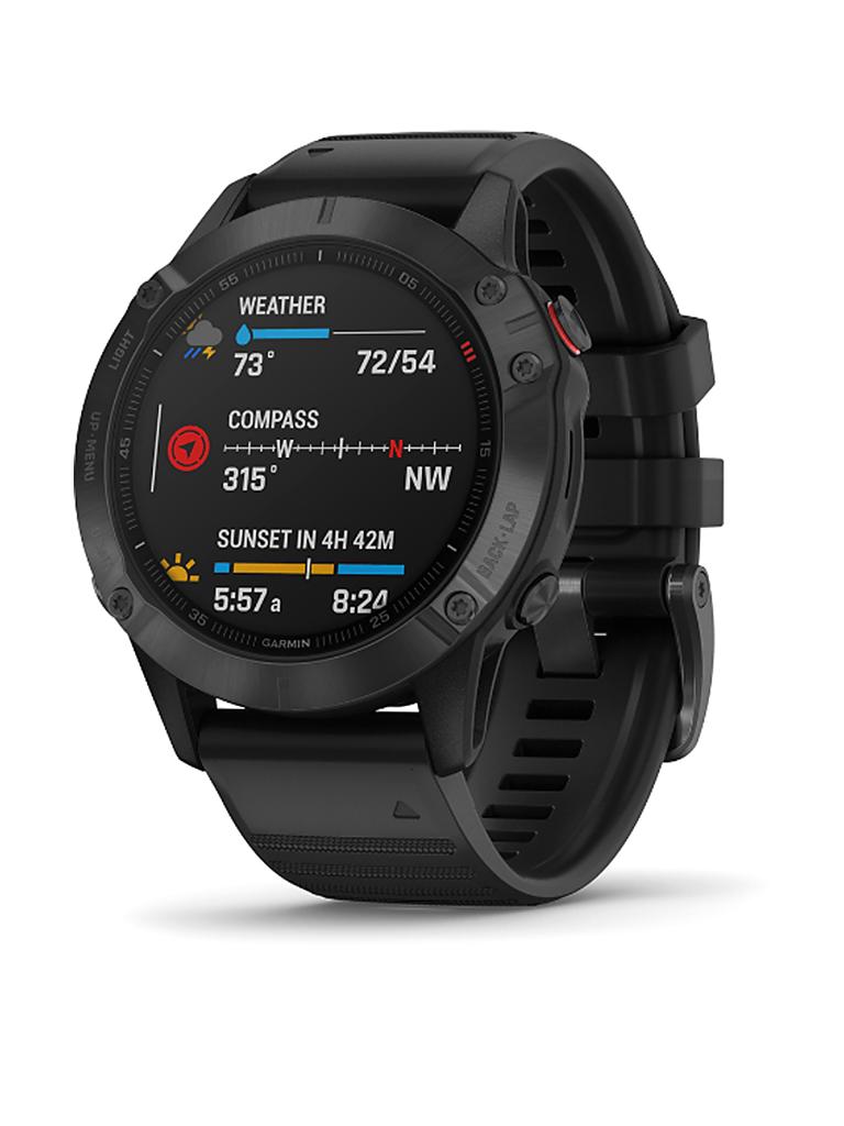 GARMIN | GPS-Sportuhr Fenix 6 Pro | schwarz
