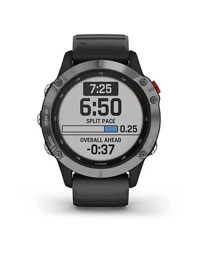 GARMIN | GPS-Sportuhr Fenix 6 Solar | schwarz