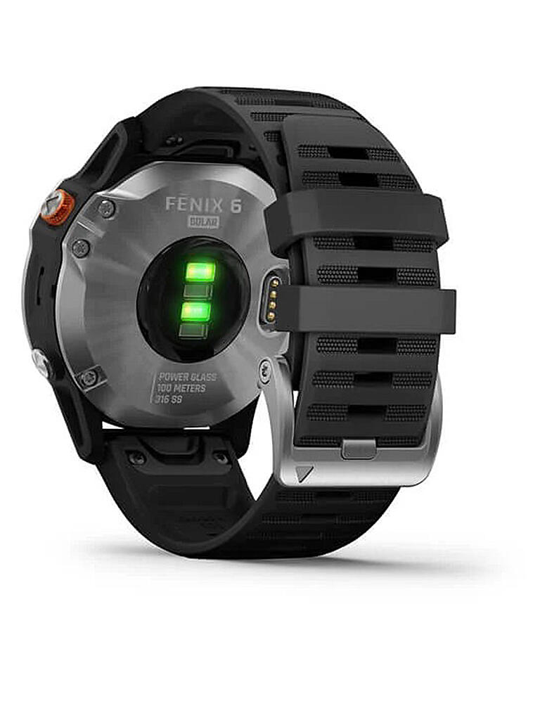 GARMIN | GPS-Sportuhr Fenix 6 Solar | schwarz