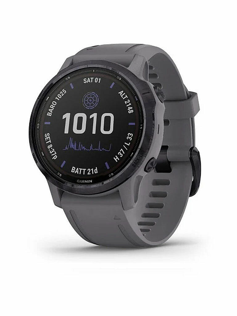 GARMIN | GPS-Sportuhr Fenix 6S – Pro Solar | grau