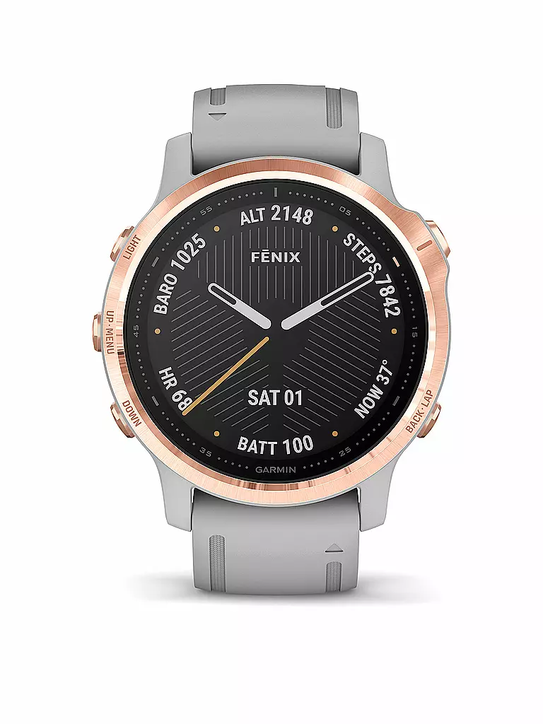 GARMIN | GPS-Sportuhr Fenix 6S Sapphire | grau