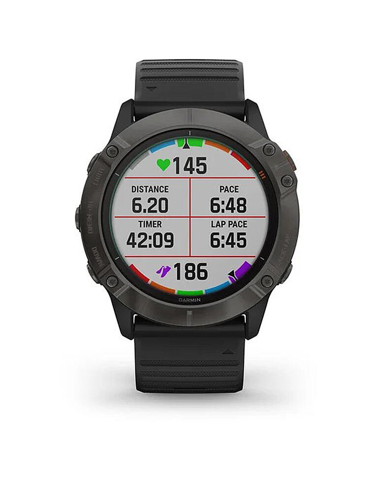 GARMIN | GPS-Sportuhr Fenix 6X Pro Solar | grau