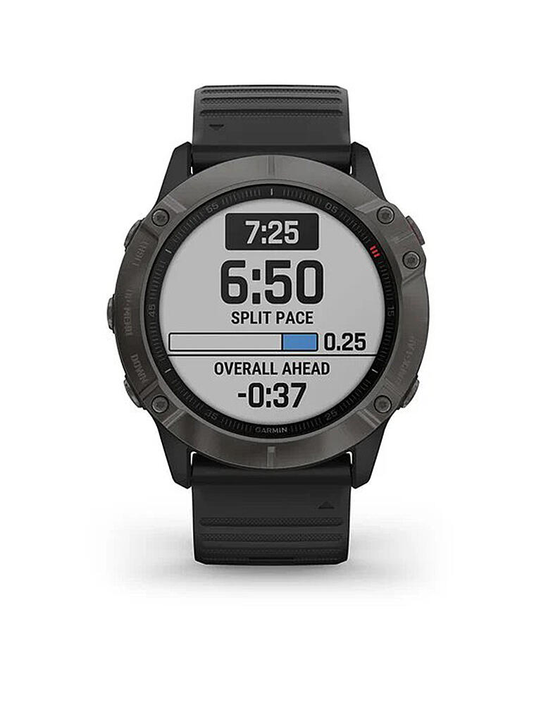 GARMIN | GPS-Sportuhr Fenix 6X Sapphire | schwarz