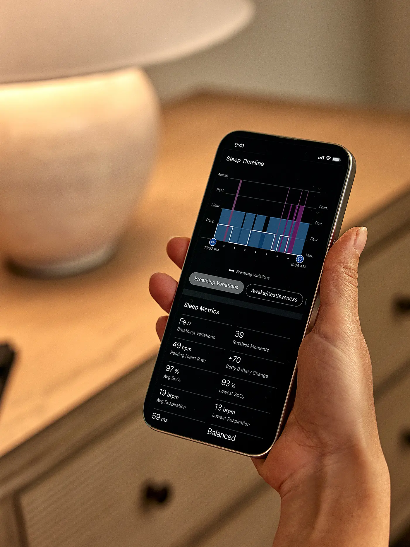 GARMIN | Index™ Sleep Monitor L-XL | schwarz
