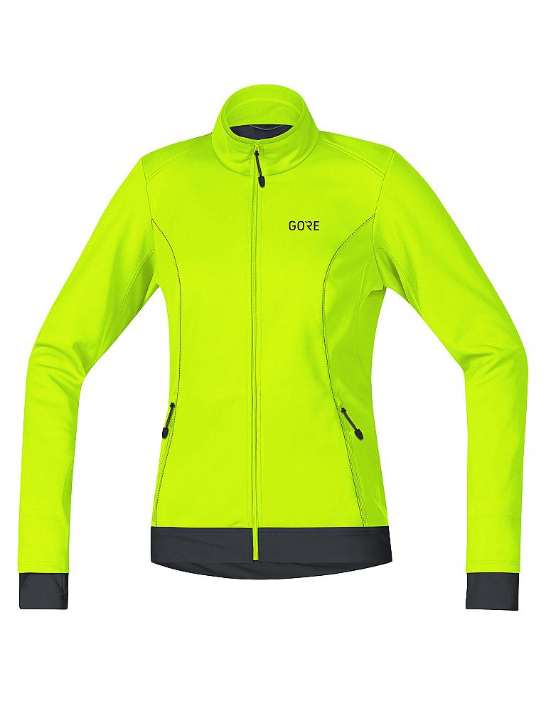 GORE | Damen Bikejacke  C3 Damen GORE® WINDSTOPPER® Thermo | gelb