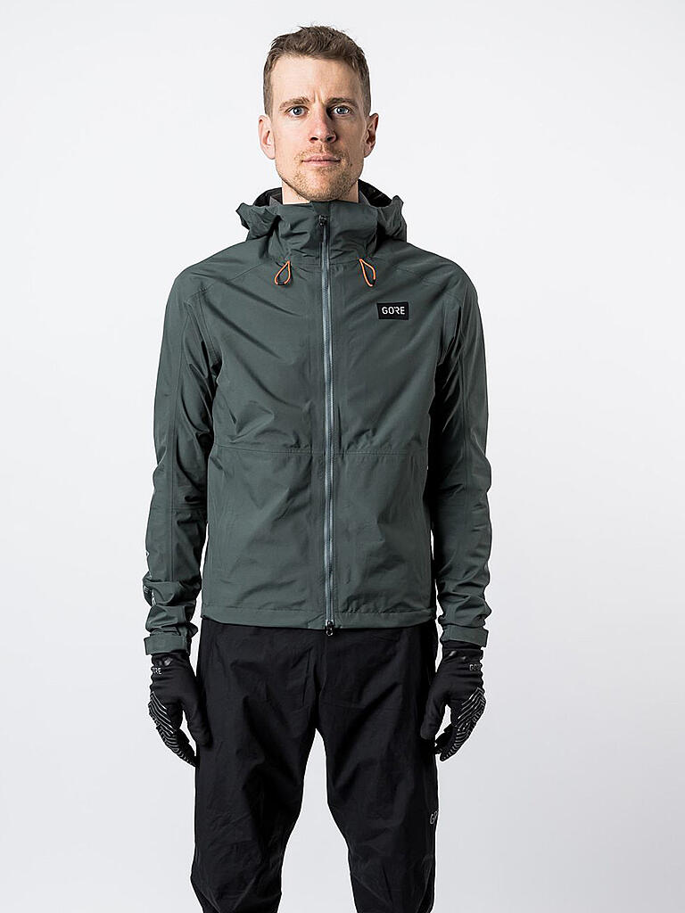 GORE | Herren Winter Radjacke Endure | grau