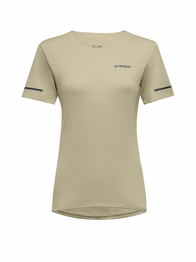 GOREWEAR Sportshirt Contest 2.0 Slim Fit Polyester Beige
