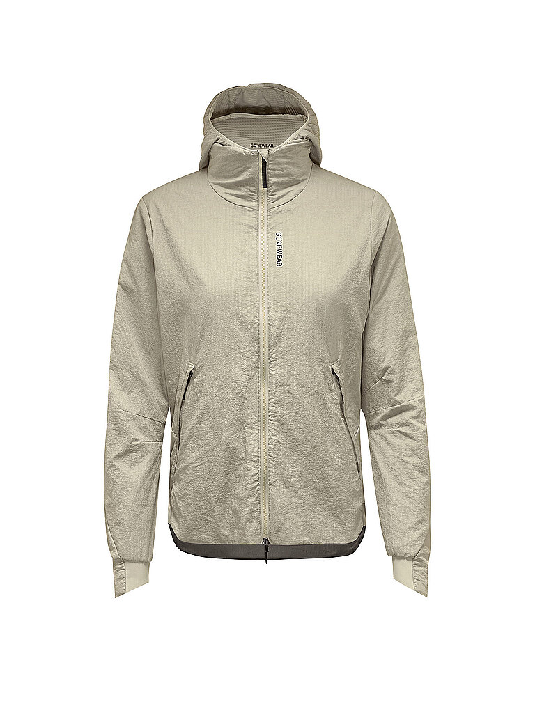 GOREWEAR Kapuzenjacke Windstopper ePE PrimaLoft Beige