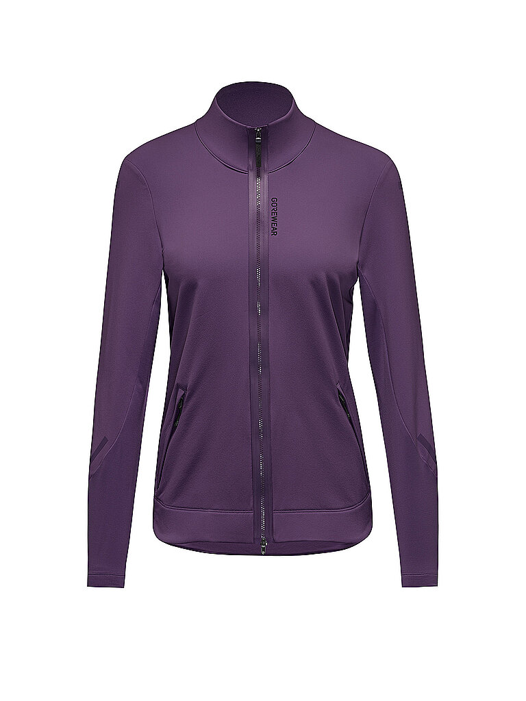 GOREWEAR Laufjacke Thermo Hemdähnlich Stretch Lila