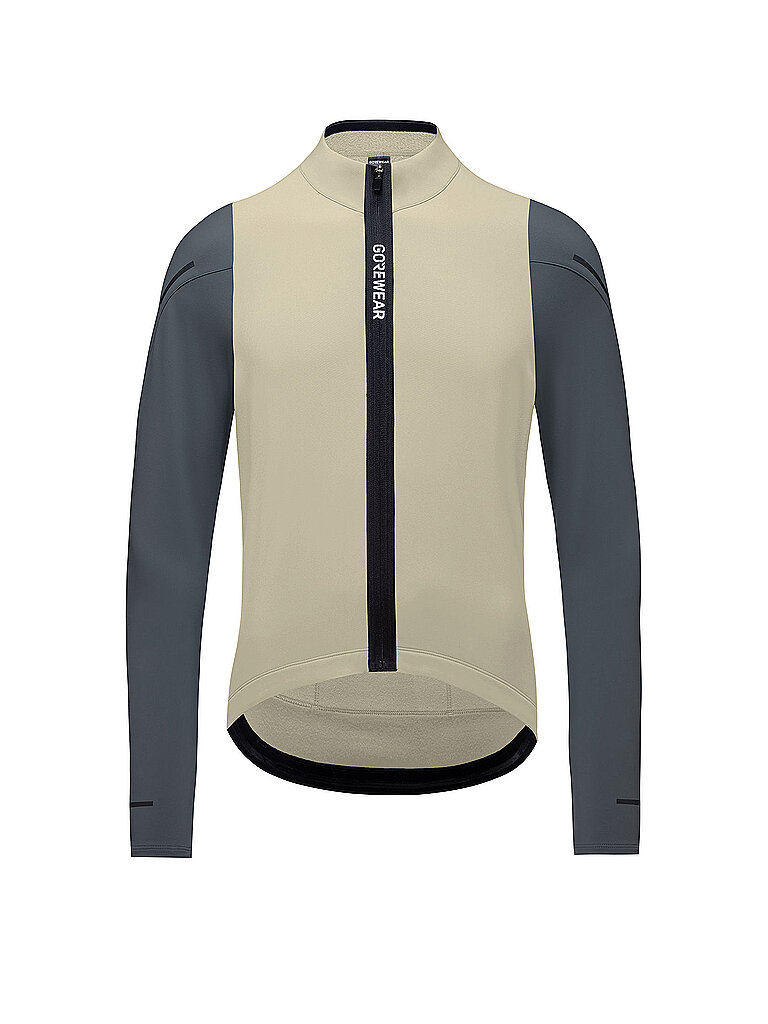 GOREWEAR Radtrikot Spinshirt Thermo Fleece Beige
