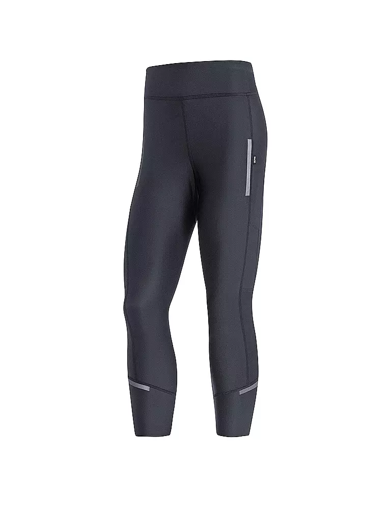 GOREWEAR | Damen 3/4 Lauftight Impulse | schwarz