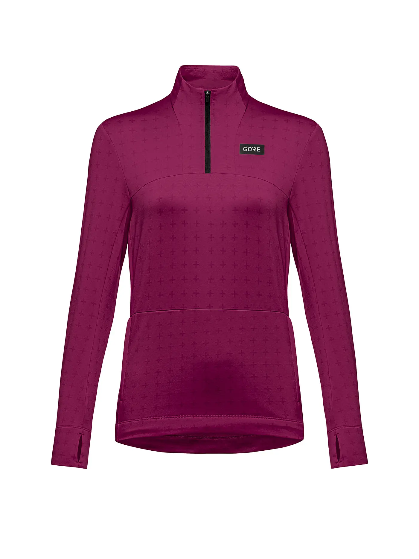 GOREWEAR | Damen Laufshirt Everyday Thermo 1/4 Zip | beere