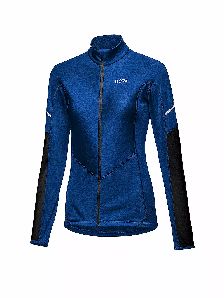 GOREWEAR | Damen Laufshirt Thermo Zip | dunkelblau