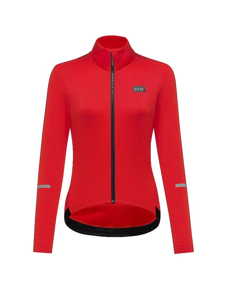 GOREWEAR | Damen Rad Trägerhose Progress Thermo | rot