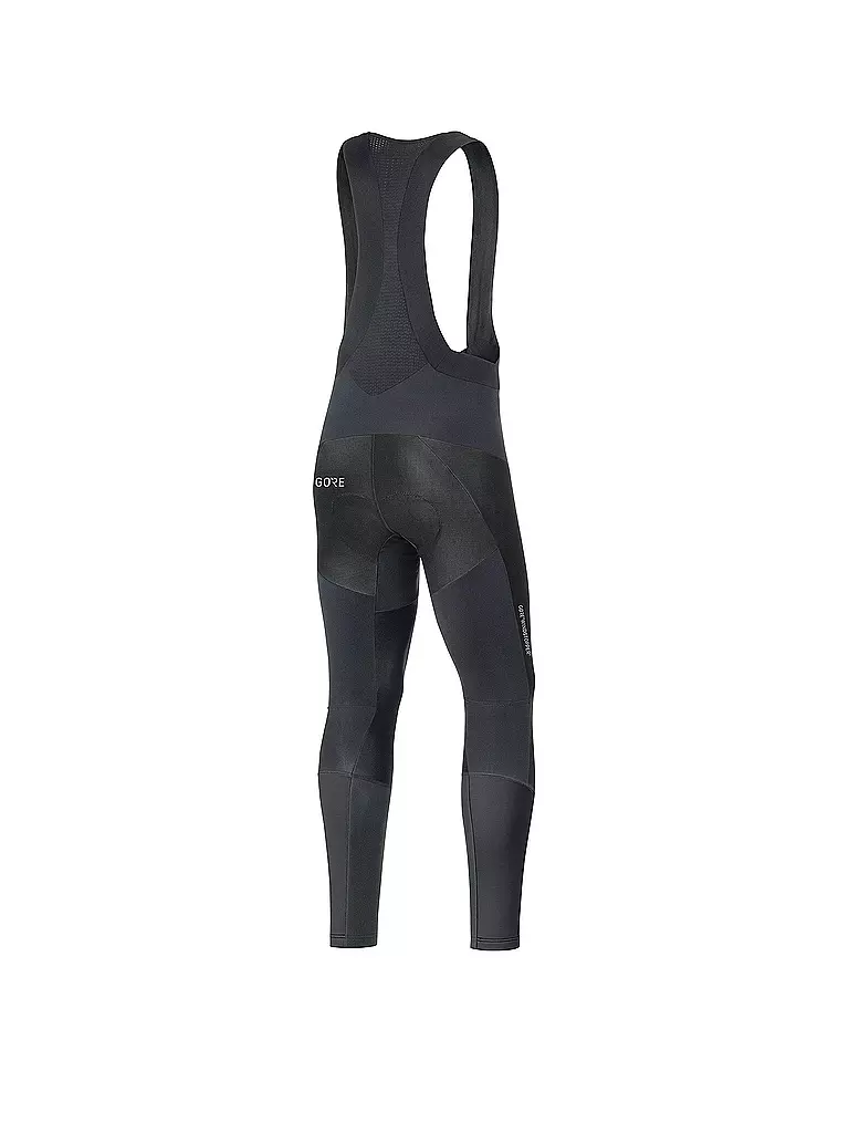 GOREWEAR | Herren Bike-Trägerhose C7 Partial GORE® WINDSTOPPER® Pro | schwarz