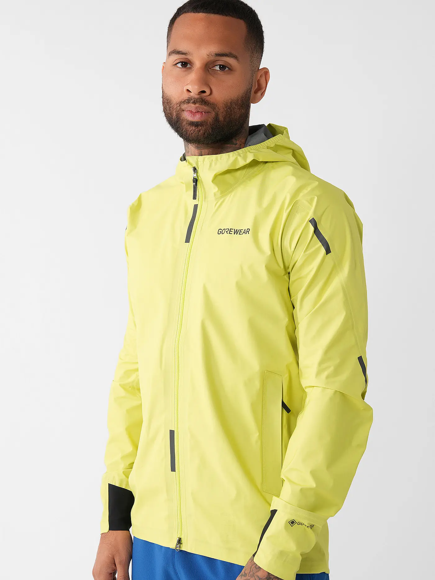 GOREWEAR | Herren Laufjacke Concurve Gore-Tex | gelb