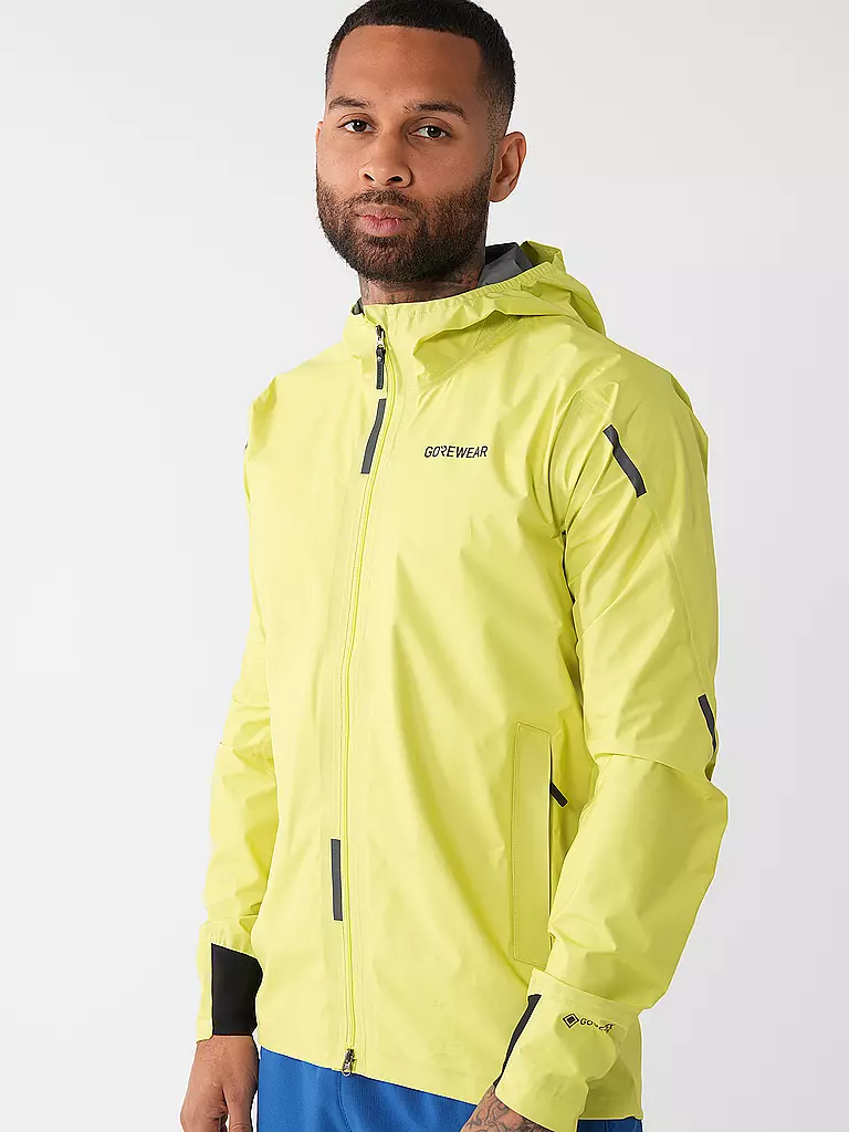GOREWEAR | Herren Laufjacke Concurve Gore-Tex | gelb