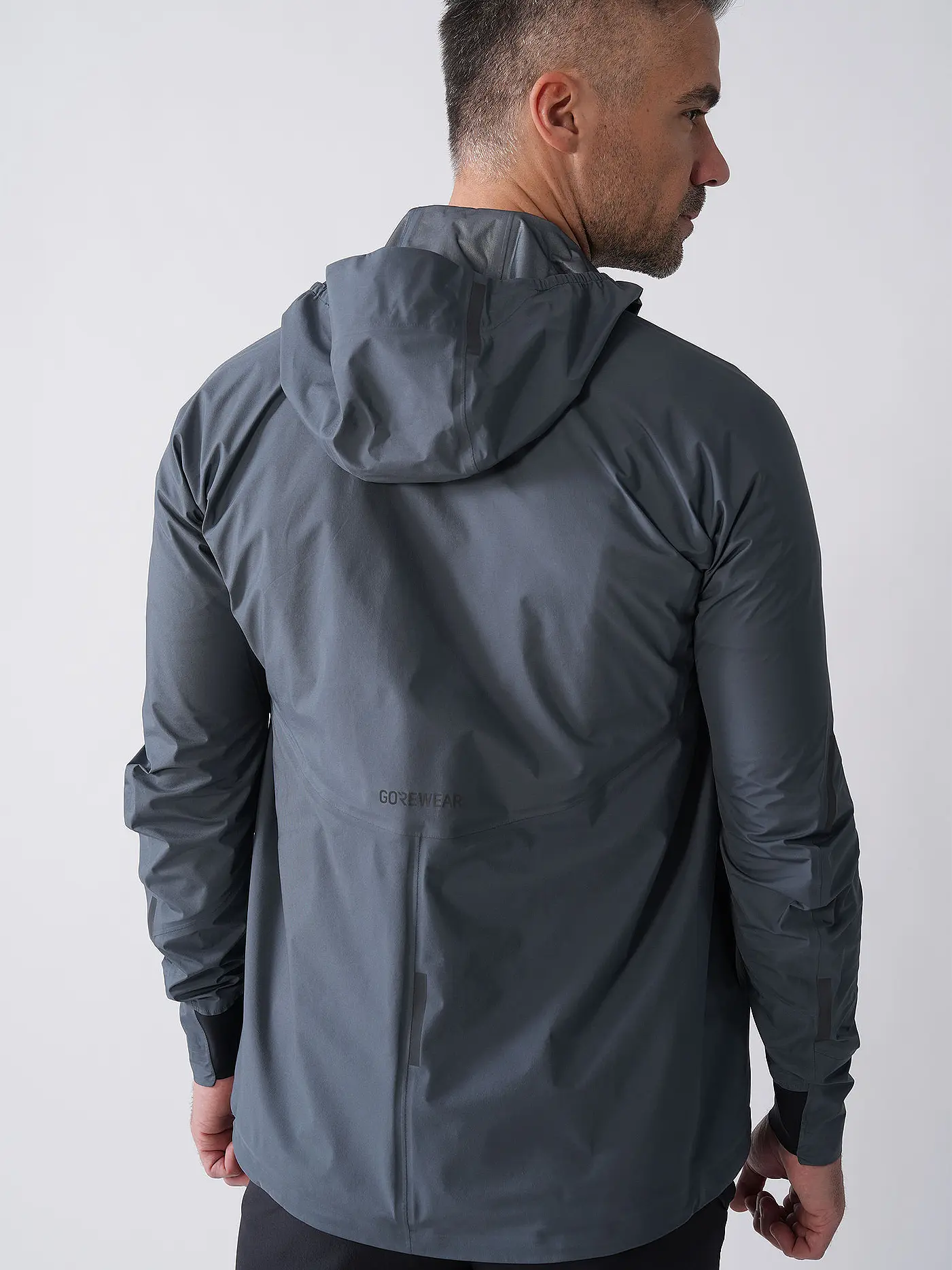 GOREWEAR | Herren Laufjacke Concurve Gore-Tex | grau