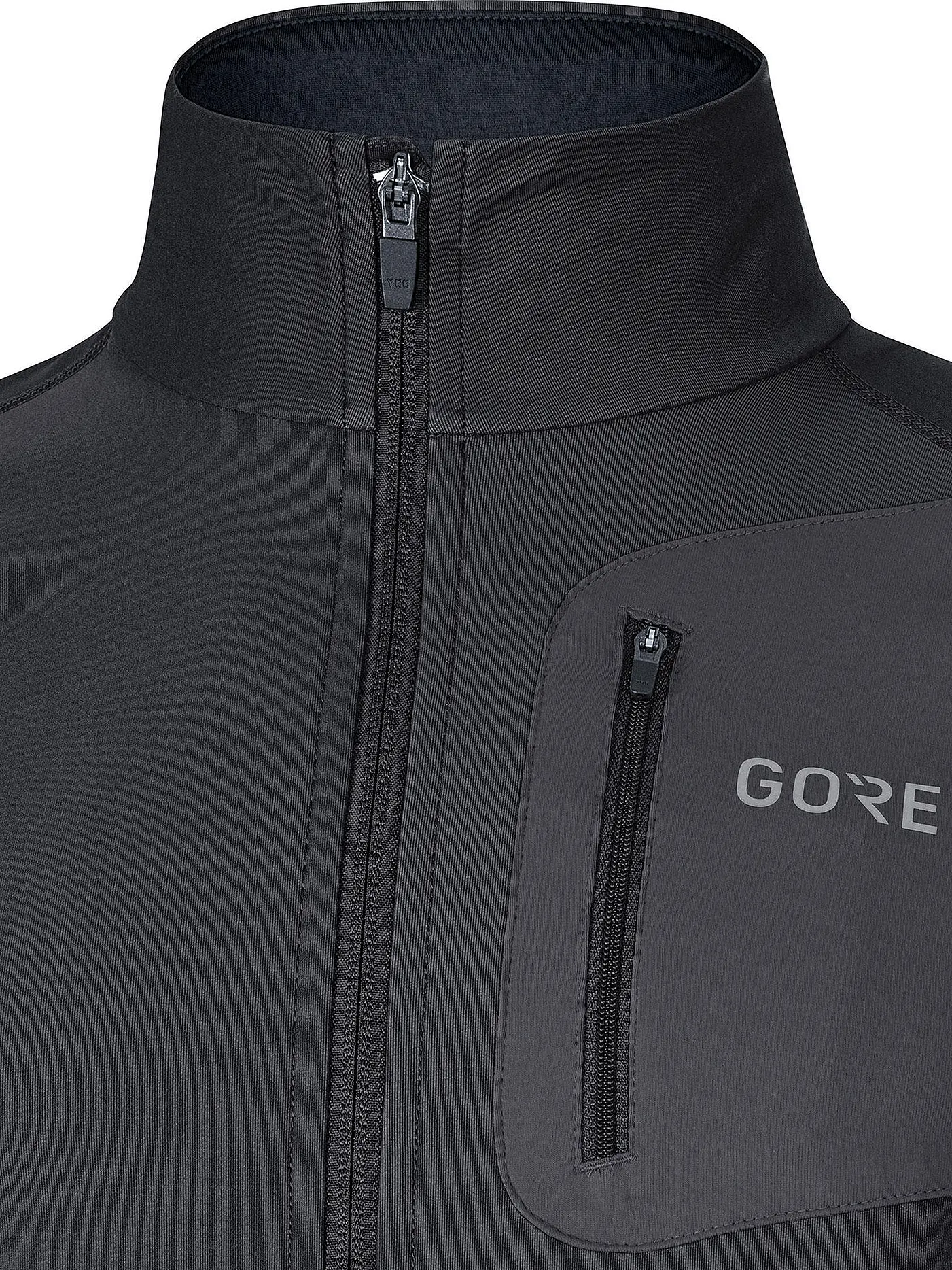 GOREWEAR | Herren Laufjacke R3 Partial GORE® WINDSTOPPER® | schwarz