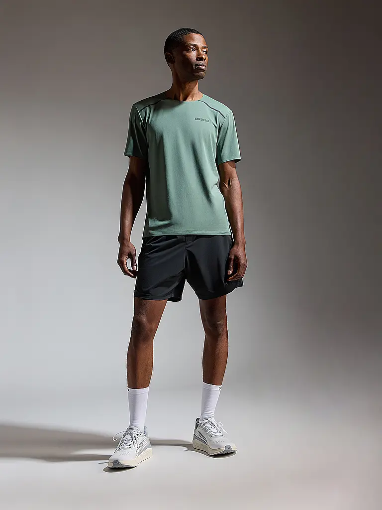 GOREWEAR | Herren Laufshirt Contest 2.0 | Dunkelgrün