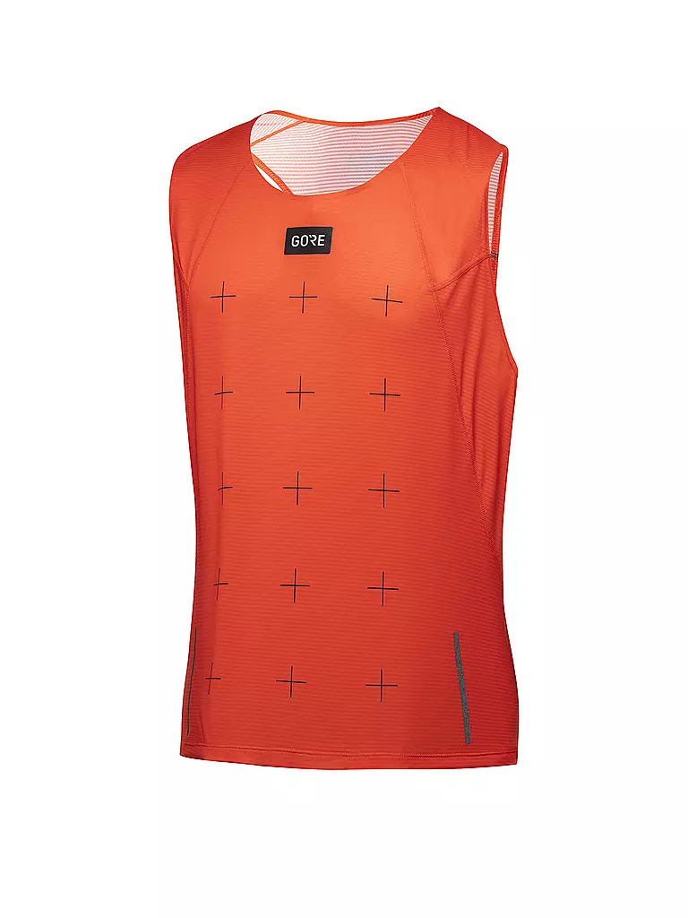 GOREWEAR | Herren Laufsinglet Contest Daily | orange