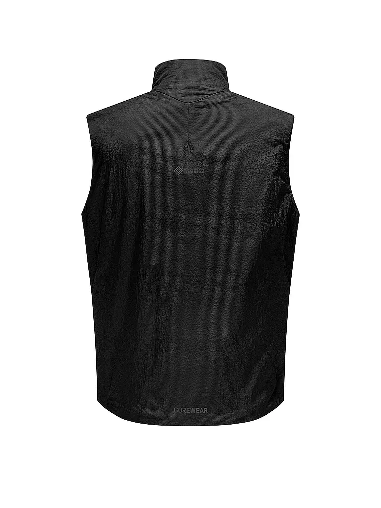GOREWEAR | Herren Laufweste Concurve Windstopper | schwarz