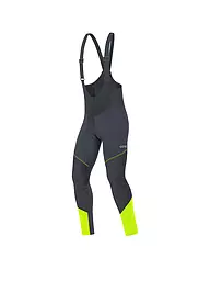 GOREWEAR | Herren Rad Trägerhose C3 GORE® WINDSTOPPER® | schwarz