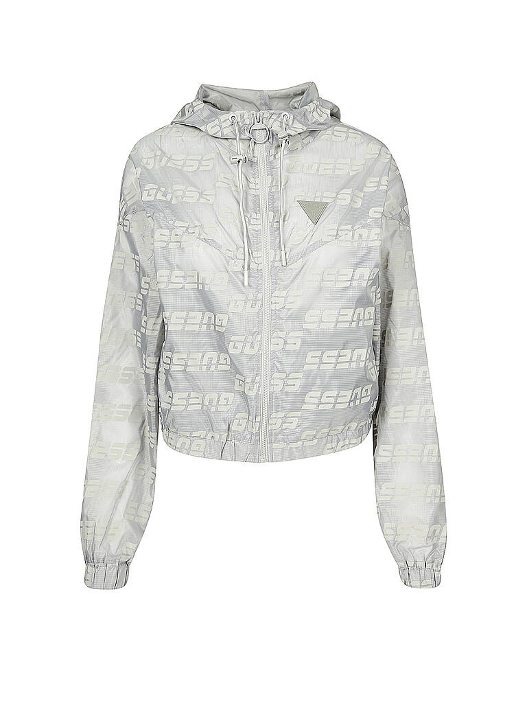 GUESS PERFORMANCE | Damen Fitnessjacke Packable | grau