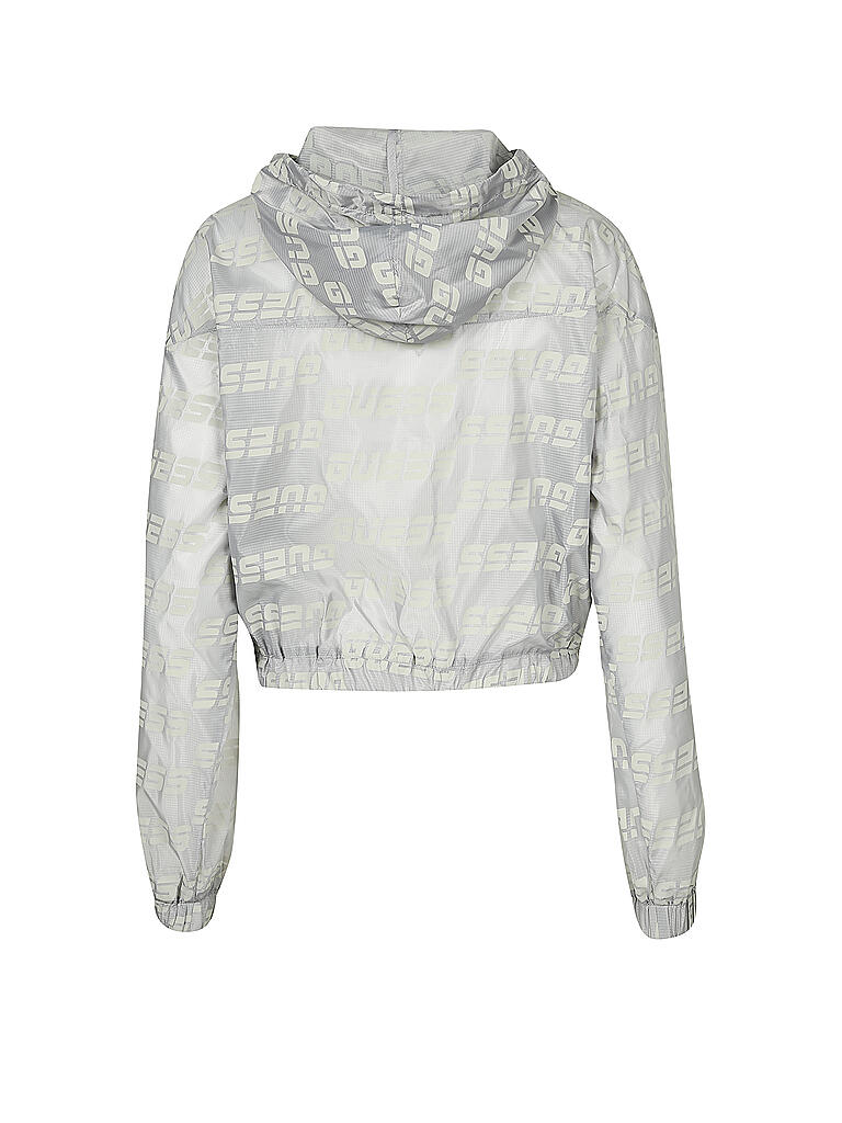 GUESS PERFORMANCE | Damen Fitnessjacke Packable | grau