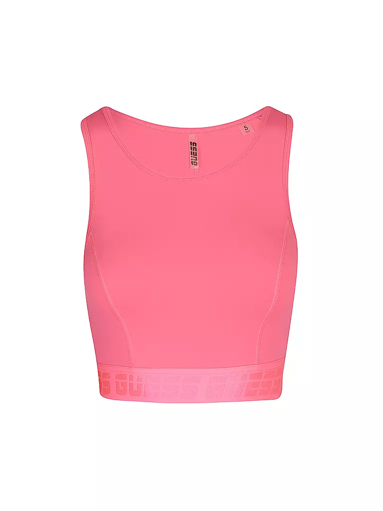 GUESS PERFORMANCE | Damen Fitnesstop Cropped | pink