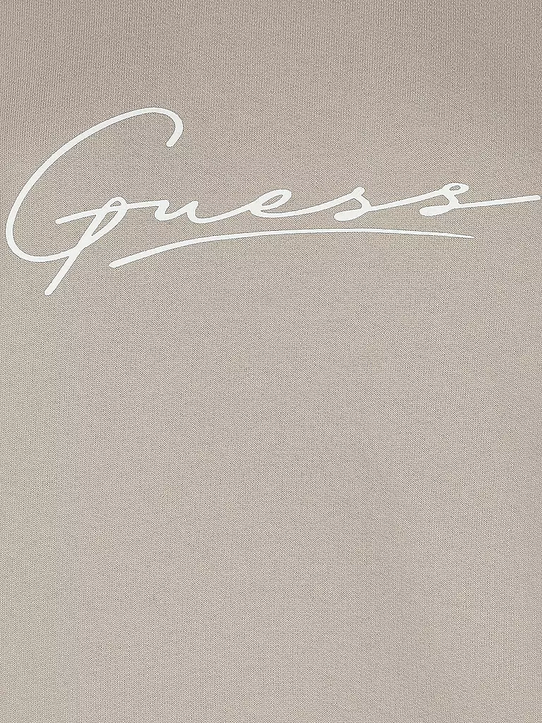 GUESS PERFORMANCE | Damen Hoodie Logo | beige