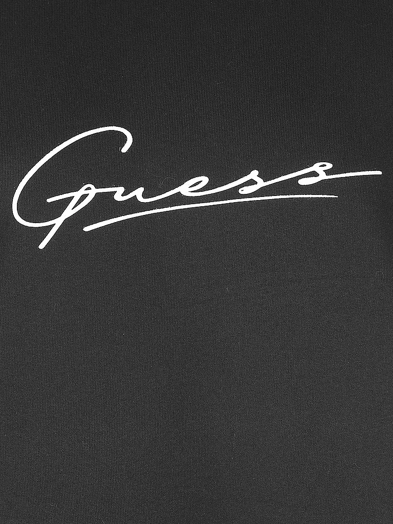 GUESS PERFORMANCE | Damen Hoodie Logo | schwarz