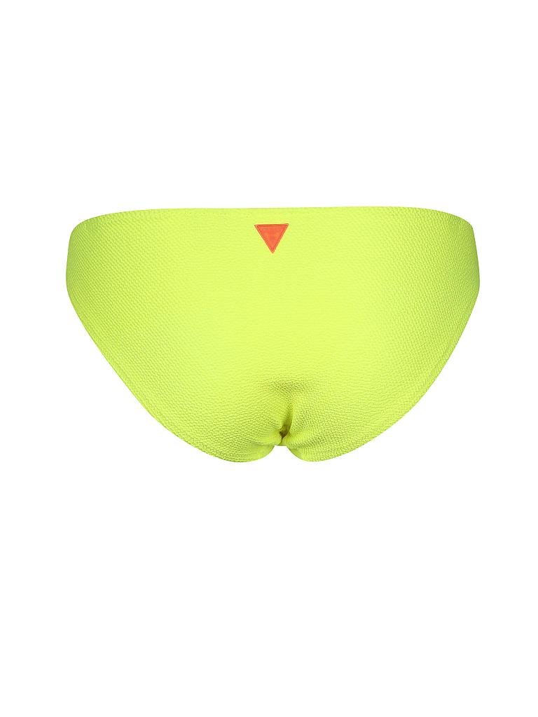 GUESS | Damen Bikinihose Brief Neon | gelb