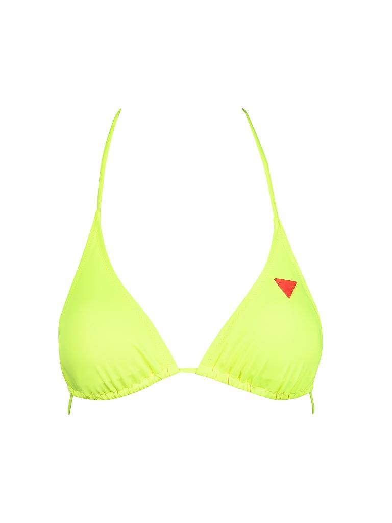 GUESS | Damen Bikinioberteil Triangle Neon | gelb