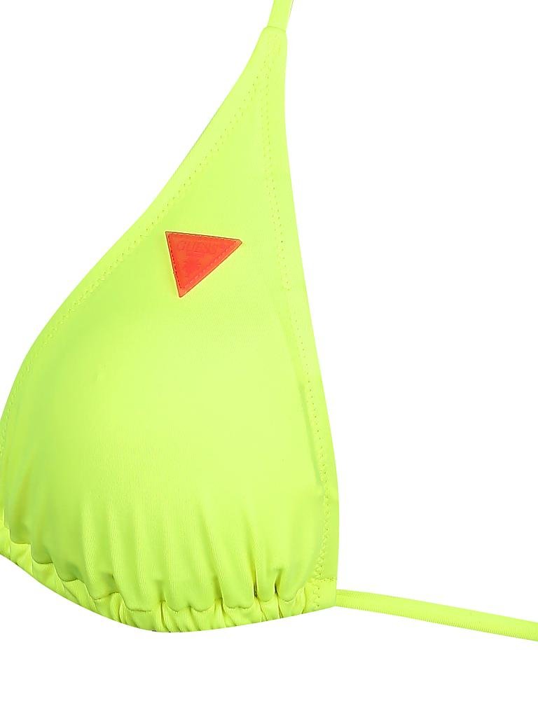 GUESS | Damen Bikinioberteil Triangle Neon | gelb