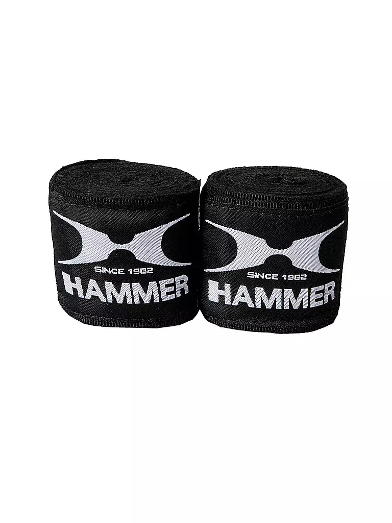 HAMMER | Boxbandage Elastisch 2,5m | schwarz