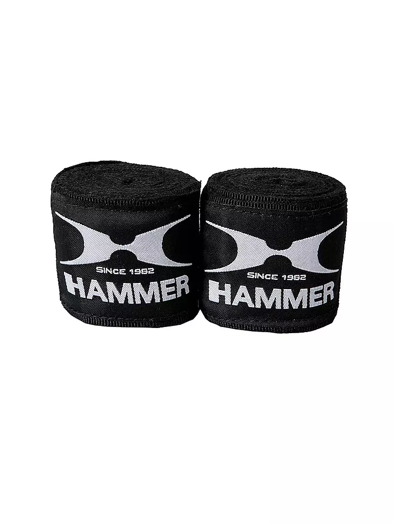 HAMMER | Boxbandage Elastisch 3,5m | schwarz