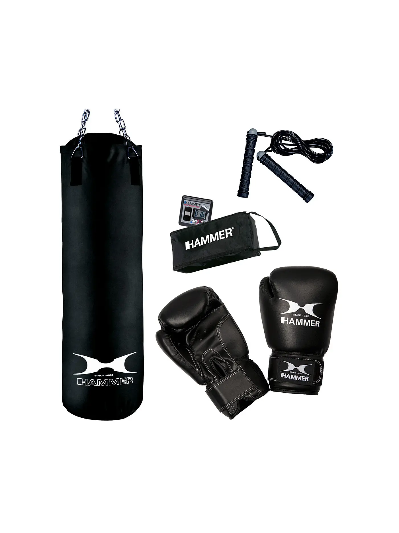 HAMMER | Boxing Set Chicago 100cm | schwarz