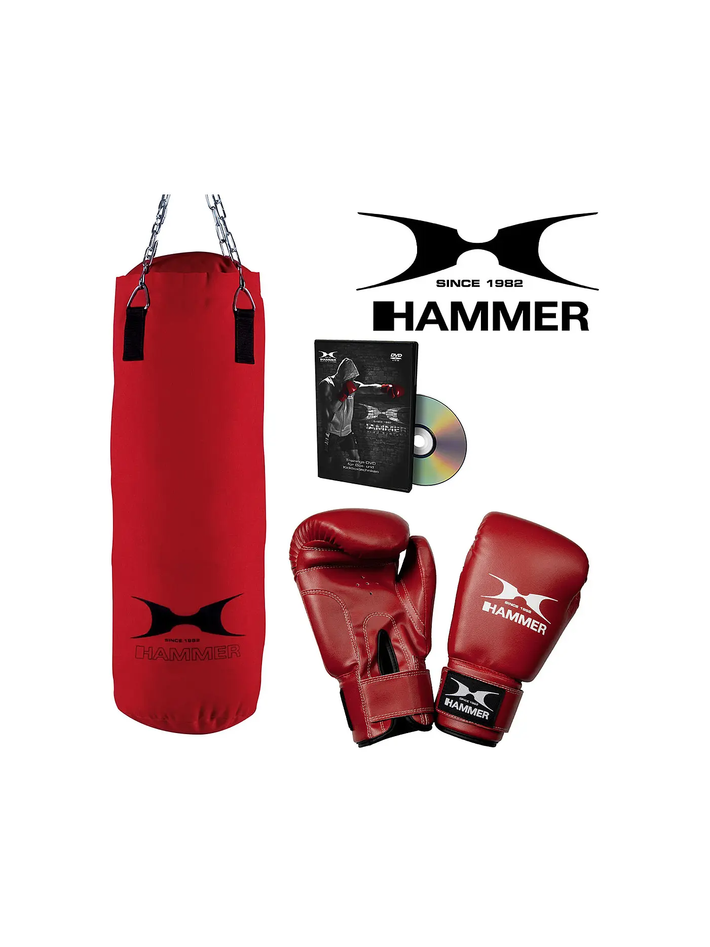 HAMMER | Boxing Set Fit 60cm | rot