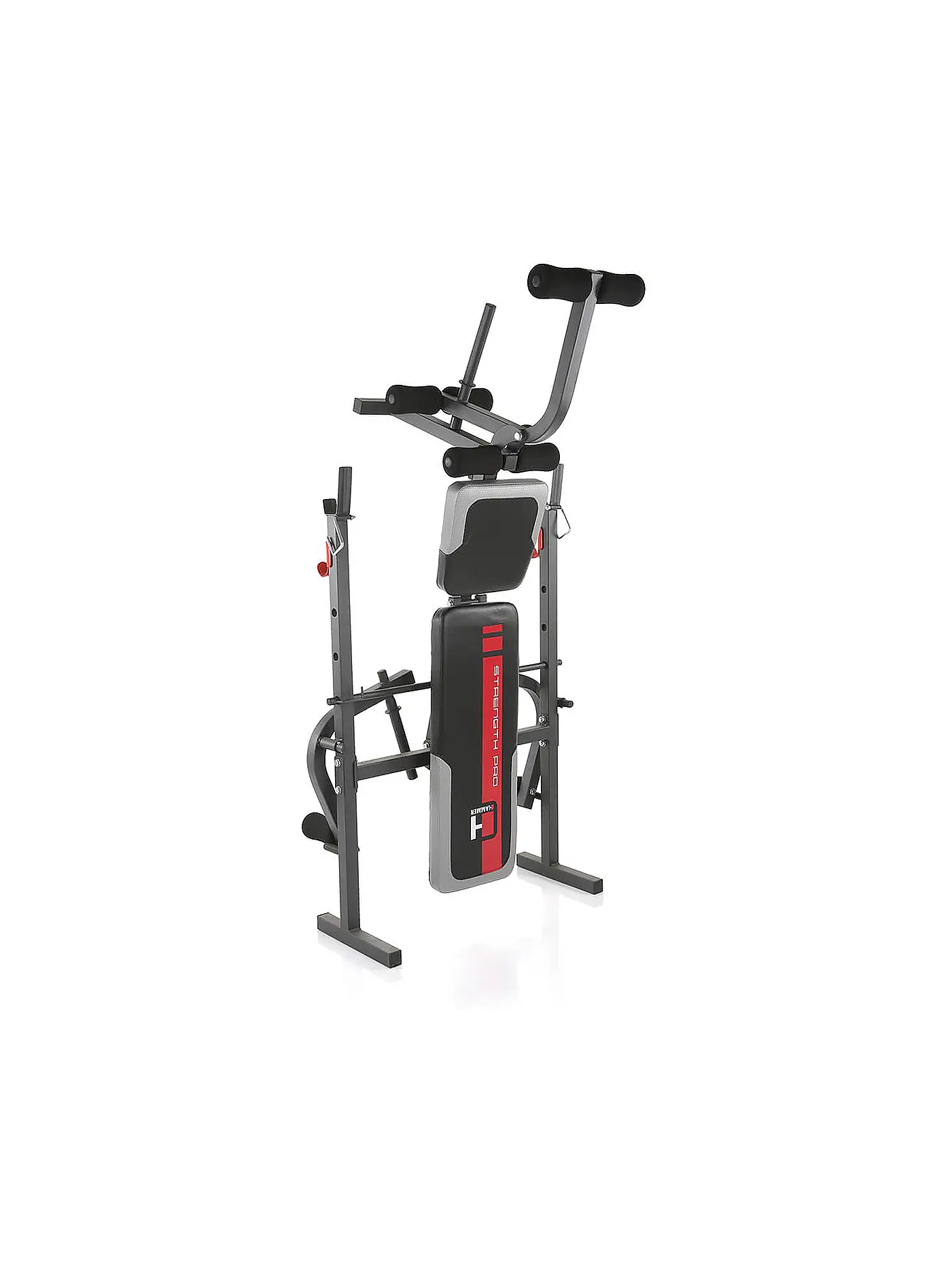 HAMMER | Hantelbank Bermuda inkl. 25 kg Gewichte | schwarz