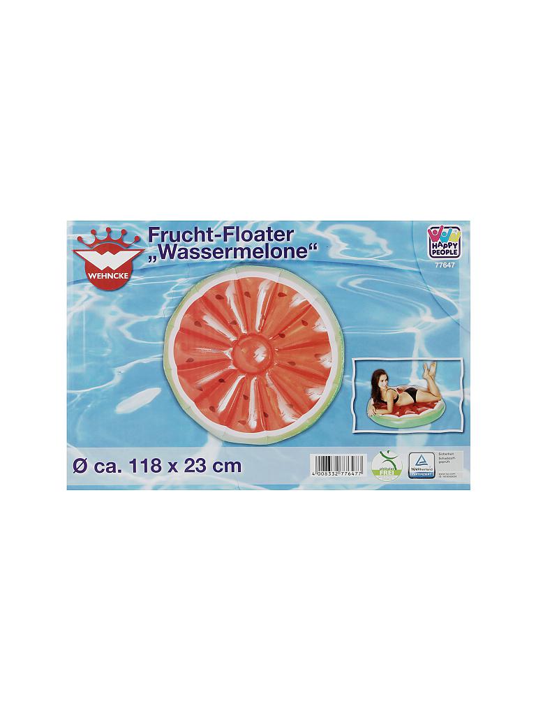 Wehncke Happy People 77647  Frucht-Floater Luftmatratze Wassermelone Ø 118x23 