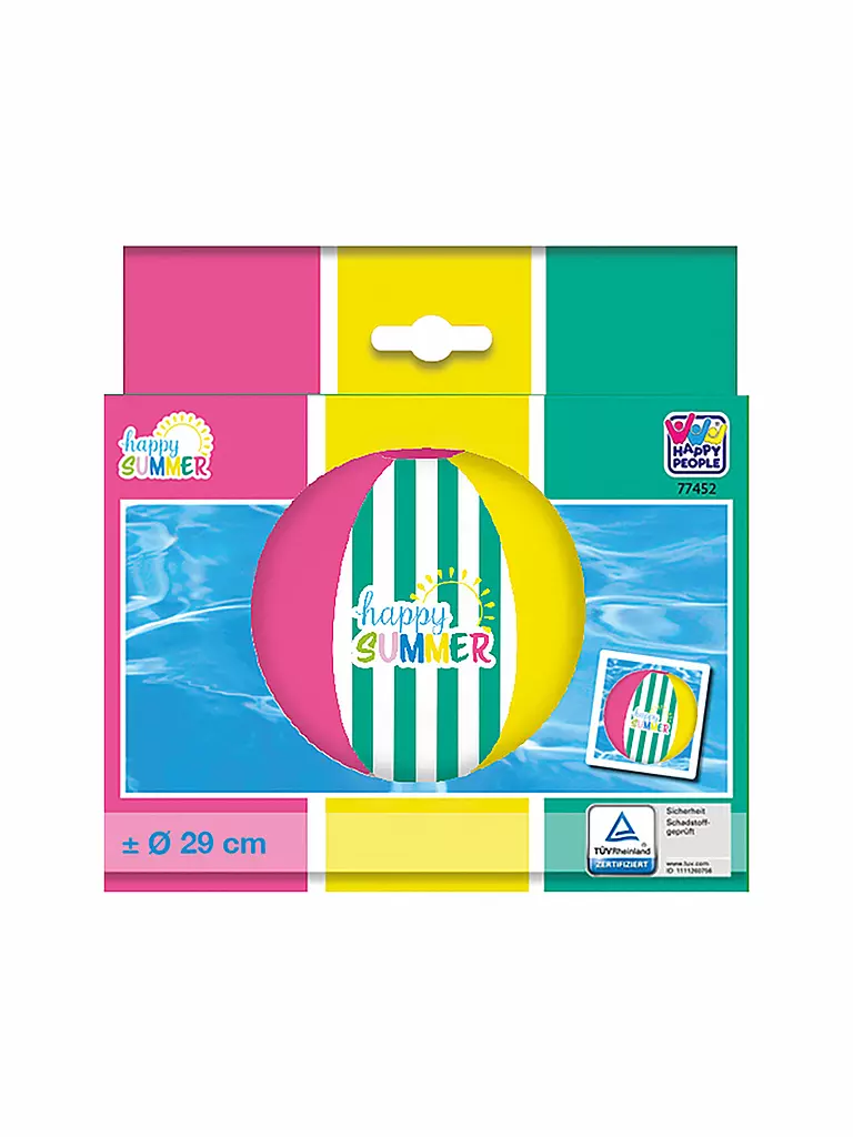 HAPPY PEOPLE | Strandball Summer | keine Farbe