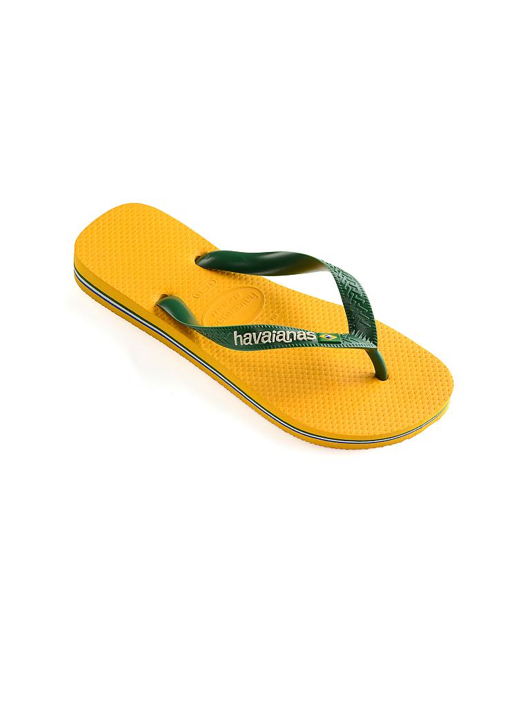 HAVAIANAS | Herren Zehentrenner Brasil Logo | gelb