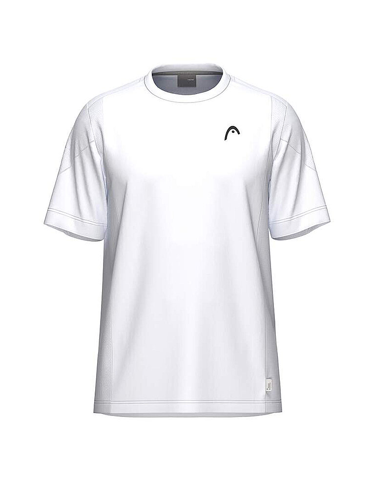 Head Tennisshirt Slice Colorblock Weiss