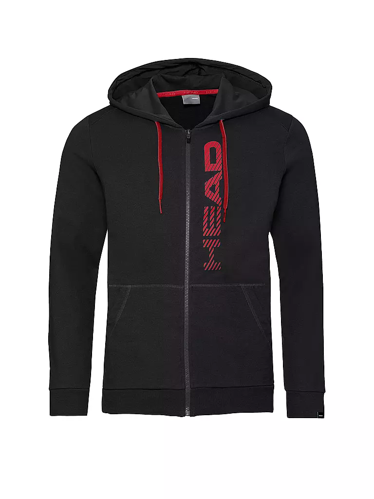 HEAD | Herren Tennis Hoodie Club Fynn | schwarz