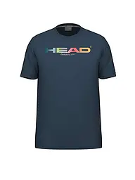 HEAD | Herren Tennisshirt Rainbow | dunkelblau
